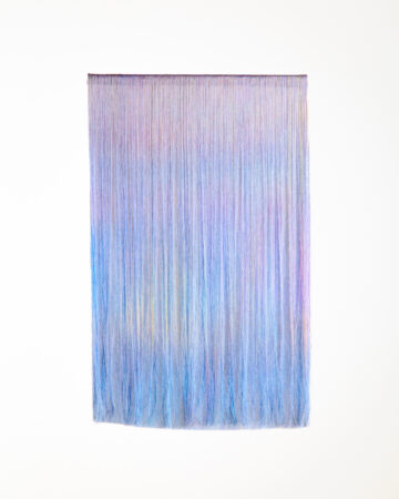 2. Ruth Gilmour, Triptych Compression (Bruises), 2021, silk