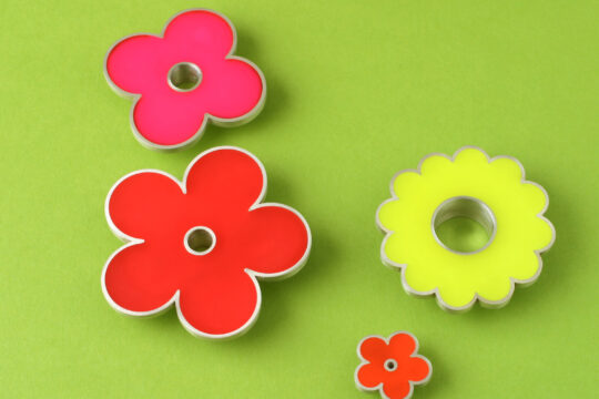 Flower brooches. 2003