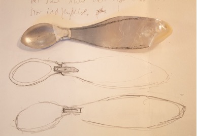 Tulip spoon sketch